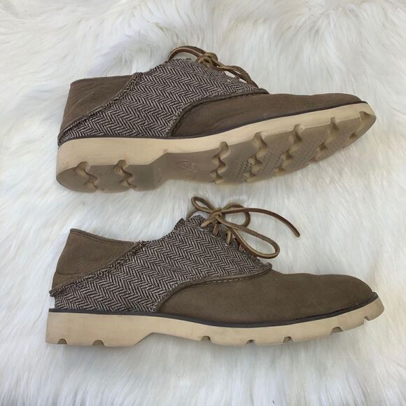 Sperry Lace Up Oxford Style Boat Shoes Size 8 - Picture 2 of 6